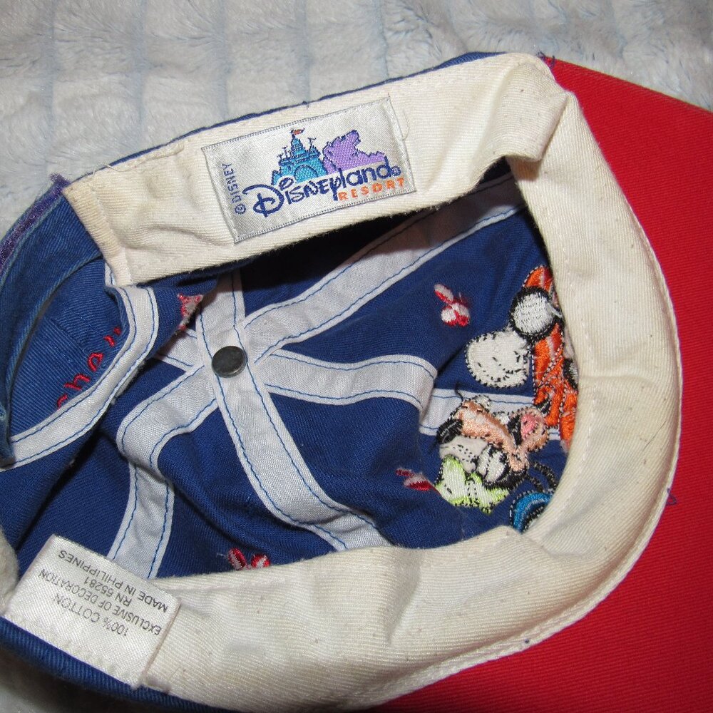 Disneyland Resort Baseball Cap Mickey, Goofy, Donald - Picture 3 of 5